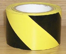 3" Yellow & Black Roll