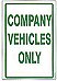 COMPANY VEHICLES ONLY