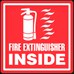 FIRE EXTINGUISHER INSIDE LABEL