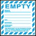 EMPTY DRUM LABEL