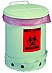 JUSTRITE BIOHAZARD WASTE CAN