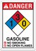 GASOLINE NFPA LABEL