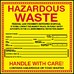 HAZARDOUS WASTE LABEL