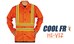 HI-VIZ FIRE RETARDANT ORANGE WELDING JACKET