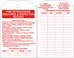 FIRE EXTINGUISHER INSPECTION TAGS