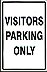 VISITOR PARKING ONLY